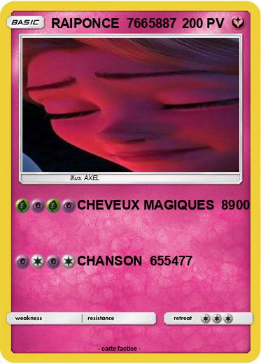 Pokemon RAIPONCE  7665887
