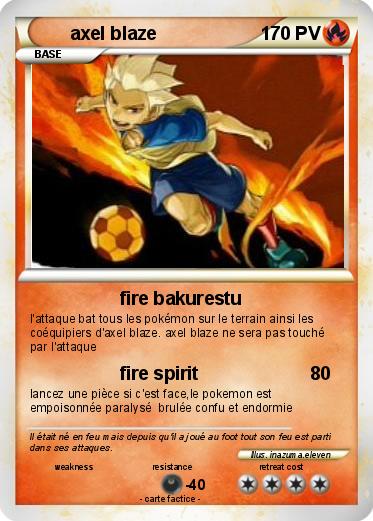 Pokemon axel blaze