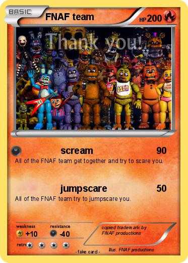 Pokemon FNAF team