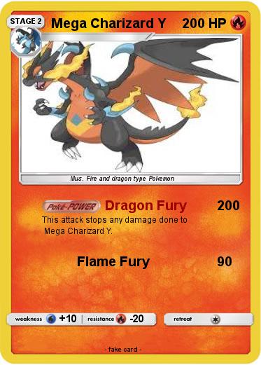 Pokemon Mega Charizard Y