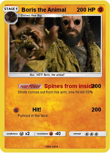 Pokemon Boris the Animal