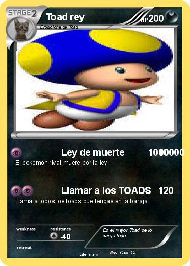 Pokemon Toad rey