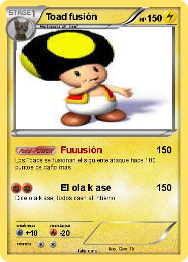Pokemon Toad fusión