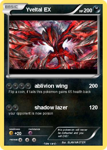 Pokemon Yveltal EX
