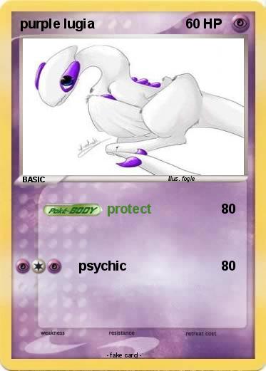 Pokemon purple lugia