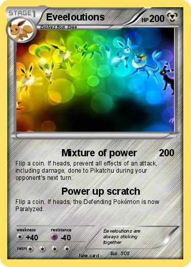 Pokemon Eveeloutions