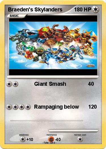 Pokemon Braeden's Skylanders