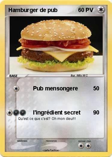Pokemon Hamburger de pub