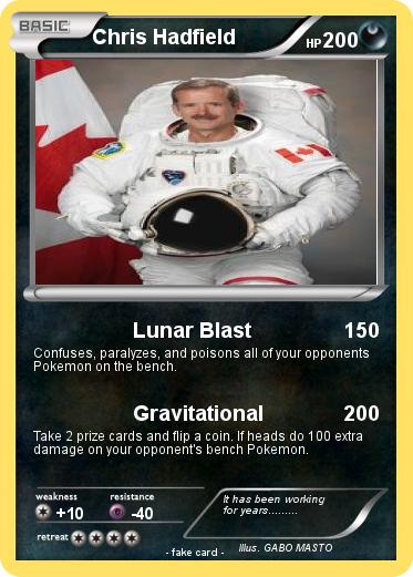 Pokemon Chris Hadfield