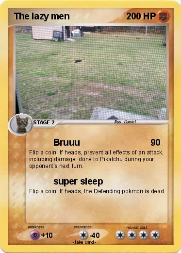 Pokemon The lazy men