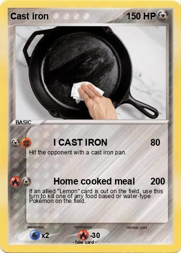 Pokemon Cast iron