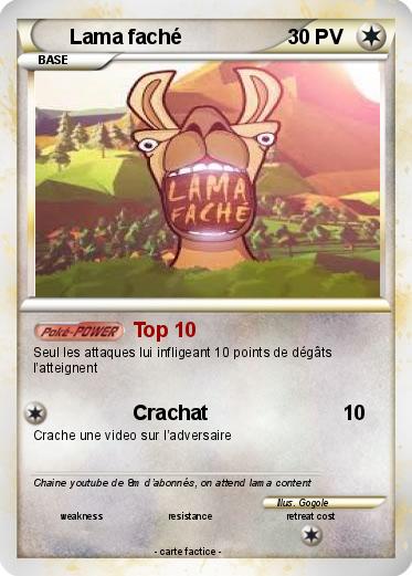 Pokemon Lama faché