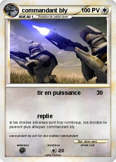 Pokemon commandant bly