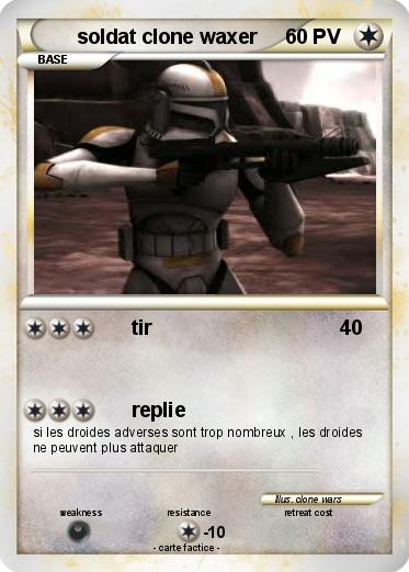 Pokemon soldat clone waxer