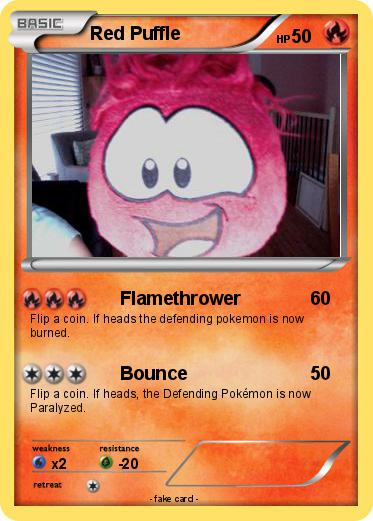 Pokemon Red Puffle