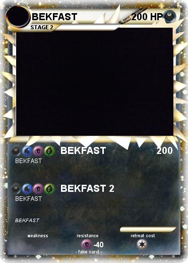 Pokemon BEKFAST