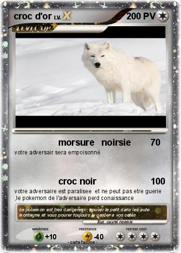 Pokemon croc d'or