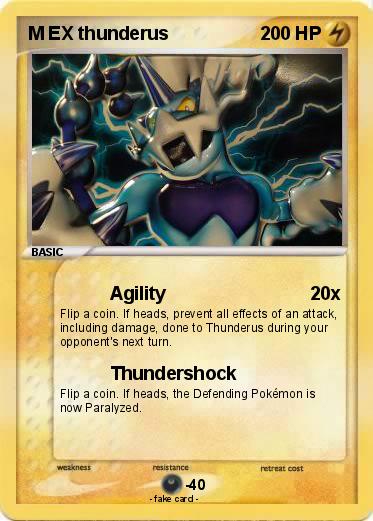 Pokemon M EX thunderus