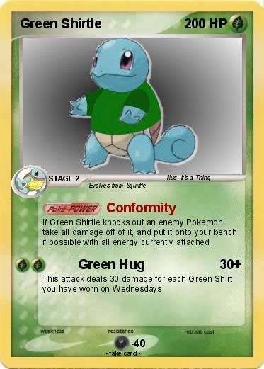 Pokemon Green Shirtle