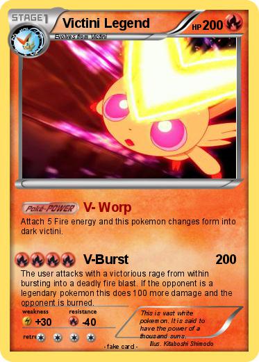 Pokemon Victini Legend