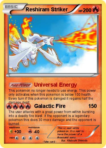 Pokemon Reshiram Striker