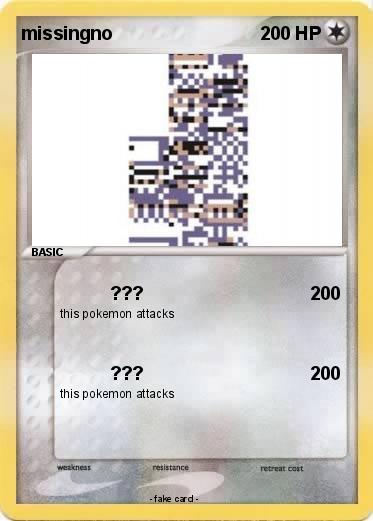 Pokemon missingno