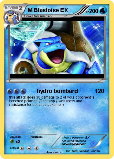 Pokemon M Blastoise EX