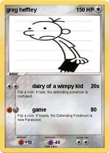 Pokemon greg heffley