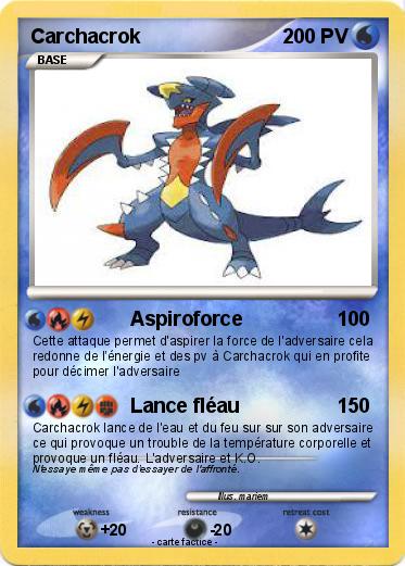Pokemon Carchacrok