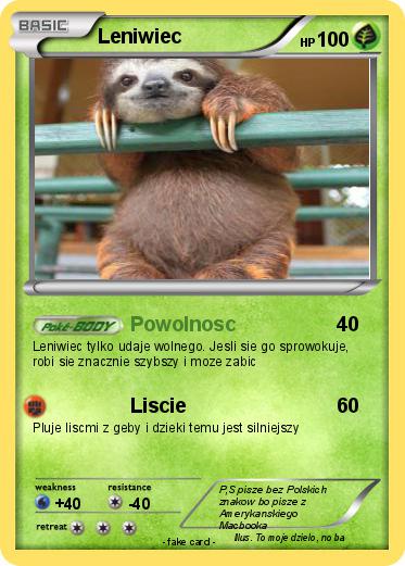 Pokemon Leniwiec