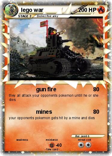 Pokemon lego war