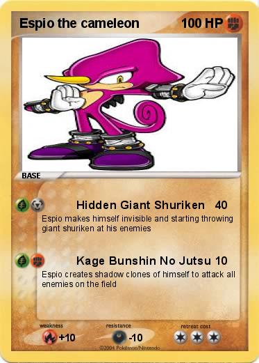 Pokemon Espio the cameleon