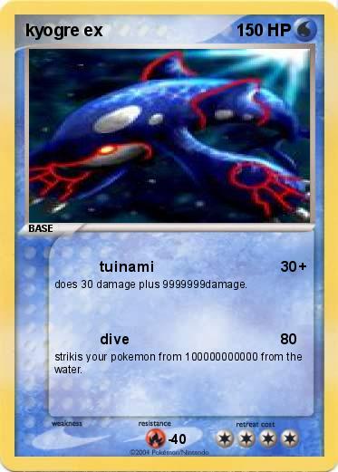 Pokemon kyogre ex