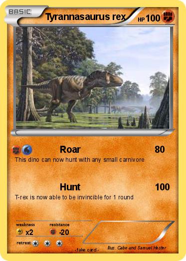Pokemon Tyrannasaurus rex