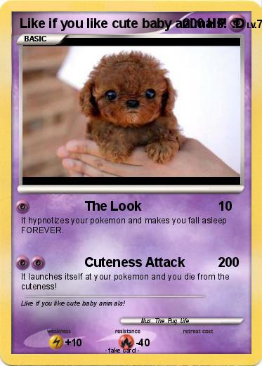 Pokemon Like if you like cute baby animals! :D