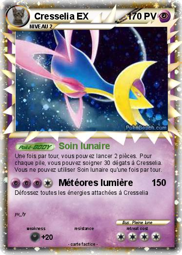 Pokemon Cresselia EX