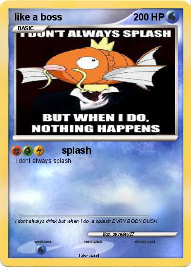 Pokemon like a boss
