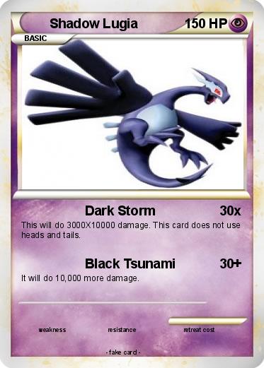 Pokemon Shadow Lugia