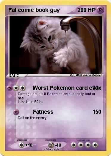 Pokemon Fat comic book guy