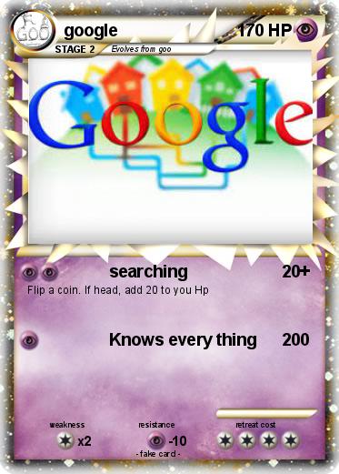 Pokemon google