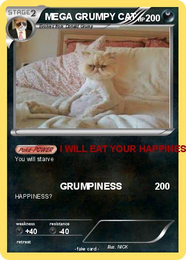 Pokemon MEGA GRUMPY CAT
