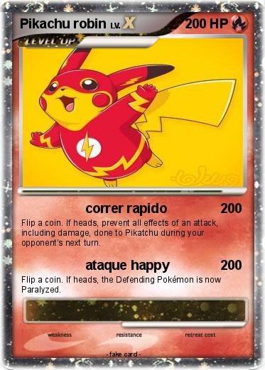 Pokemon Pikachu robin