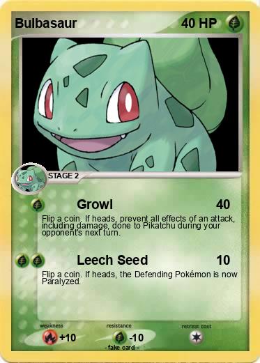 Pokemon Bulbasaur