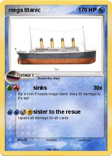 Pokemon mega titanic