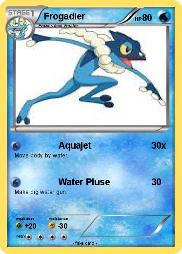 Pokemon Frogadier