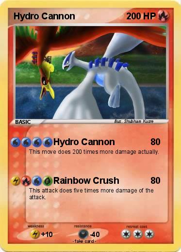 Pokemon Hydro Cannon