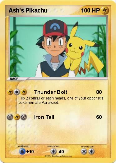 Pokemon Ash's Pikachu