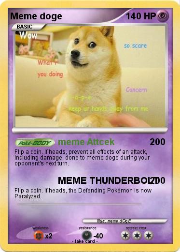 Pokemon Meme doge