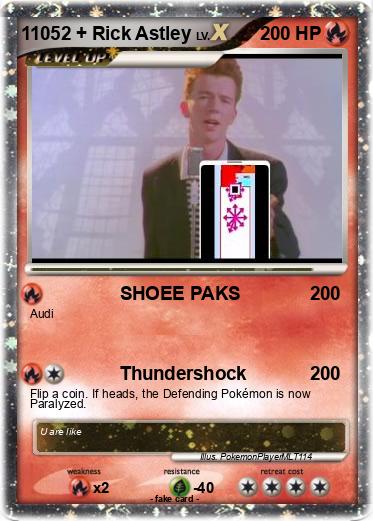 Pokemon 11052 + Rick Astley