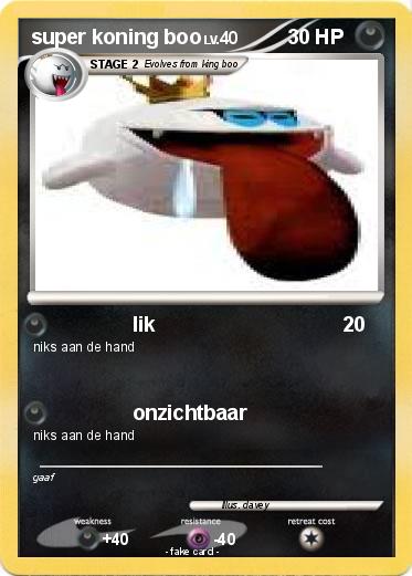 Pokemon super koning boo